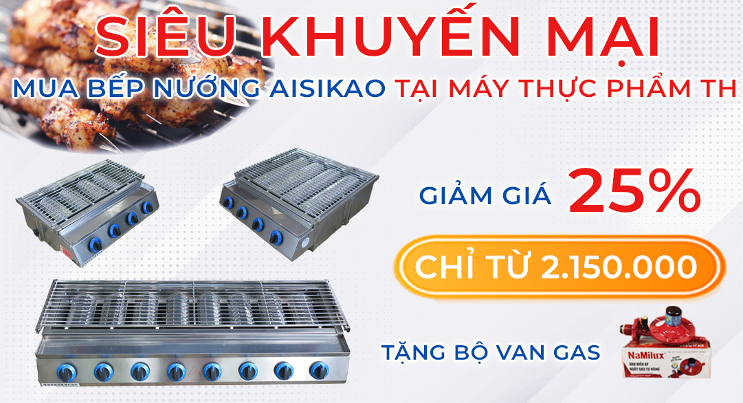 <b>BẾP NƯỚNG GAS AISIKAO GIẢI PHÁP TIẾT KIỆM</b> GAS - NƯỚNG NHANH GIA NHIỆT ĐỀU