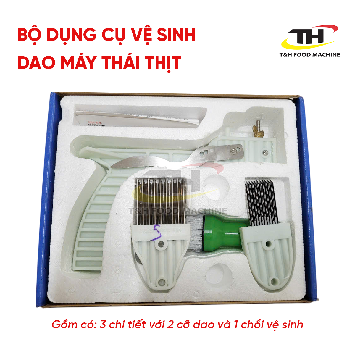 Bộ dụng cụ vệ sinh dao máy thái thịt