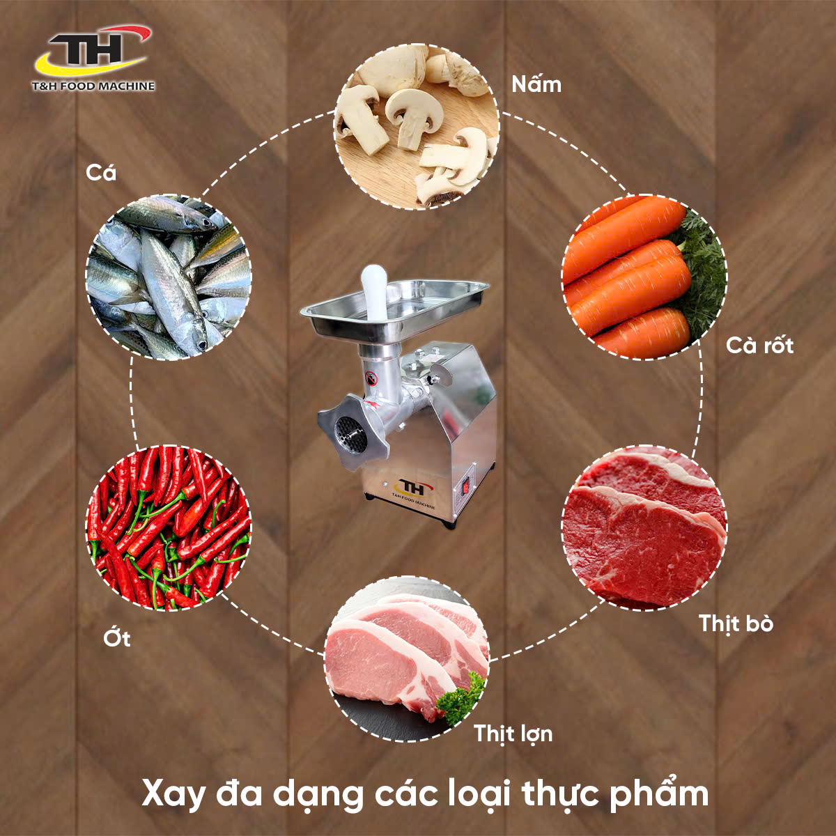 Máy xay đa dạng thực phẩm