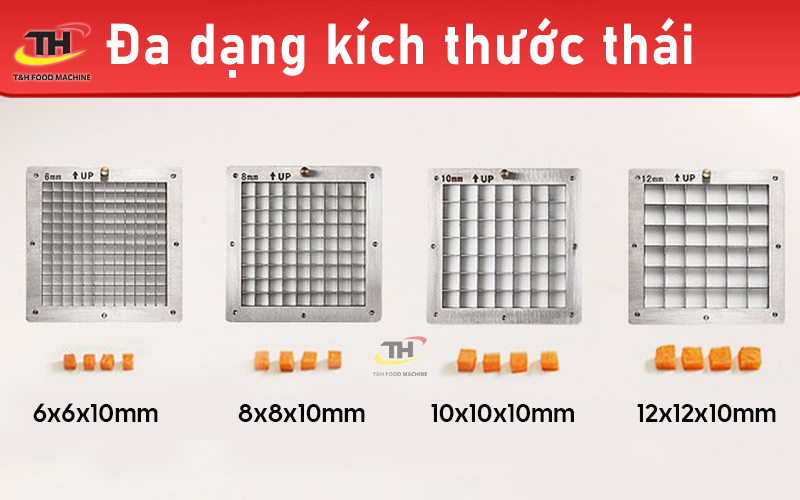 Máy thái hạt lựu rau củ YC-333