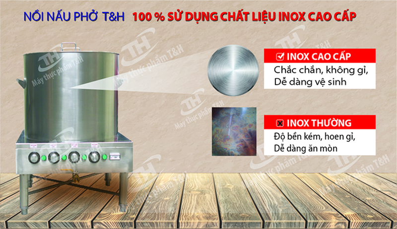 NỒI NẤU PHỞ ĐIỆN T&H 20 LÍT