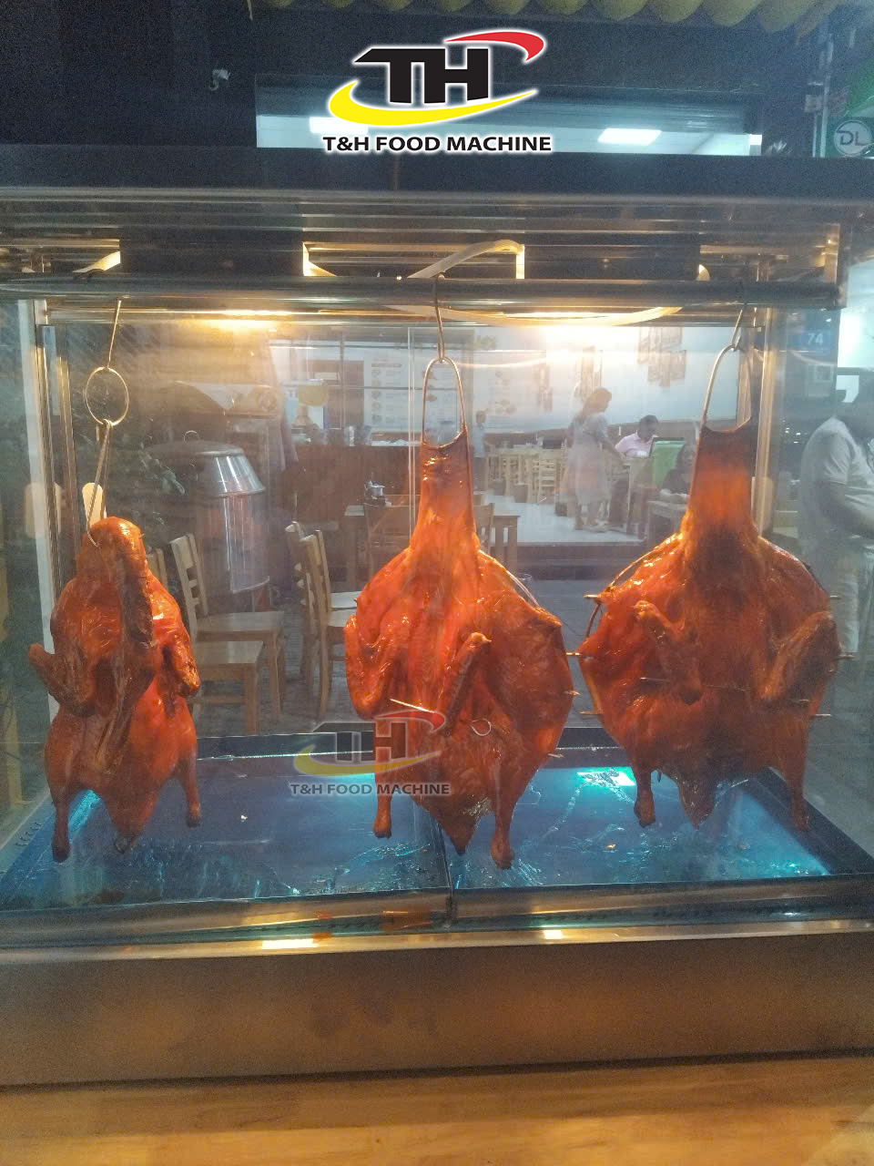Tủ giữ nóng, trưng bày vịt quay - TH80
