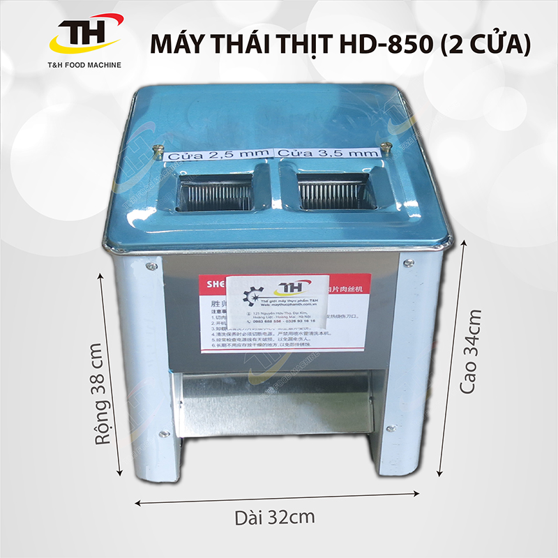 Máy Thái Thịt HD-850-2 Cửa Dao