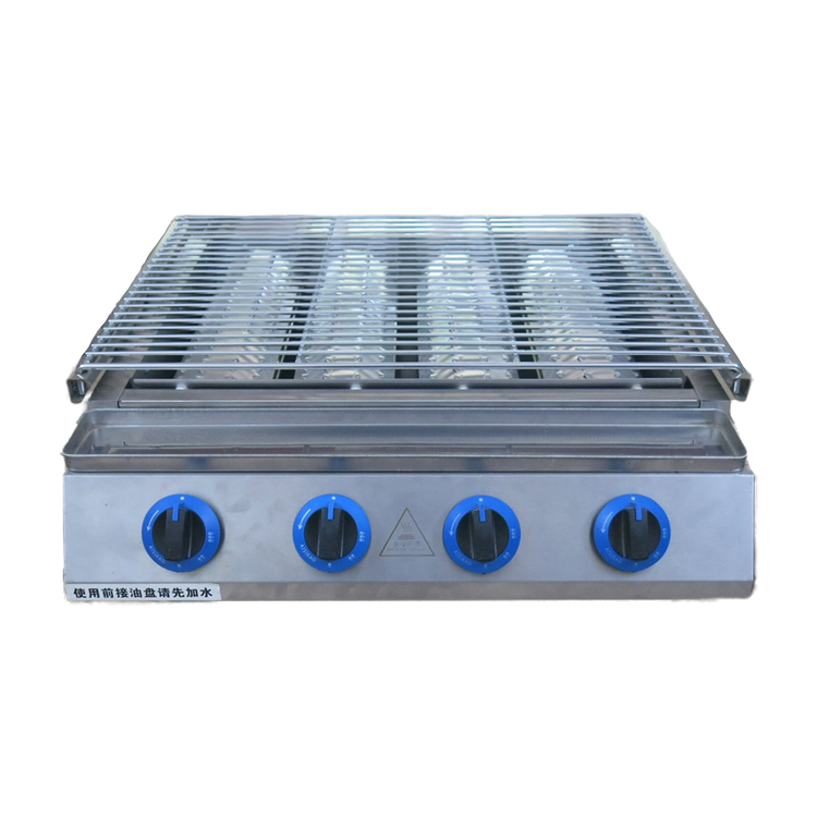 Bếp nướng 4 họng dài