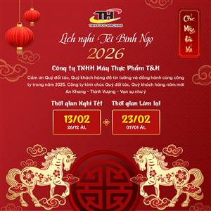 Thông báo lịch nghỉ Tết Nguyên Đán 2026