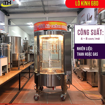 Lò Quay Vịt Kính 680