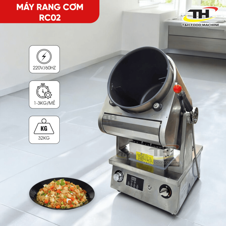 Máy rang cơm và xào rau - RC02