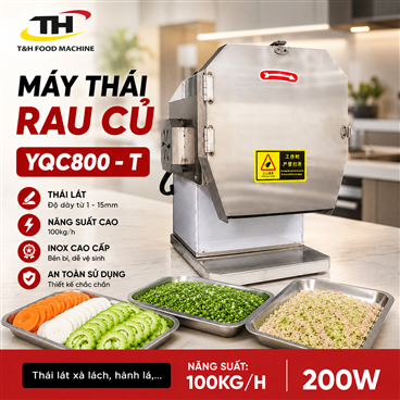 Máy thái hành lá, rau sống YQC800-T
