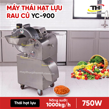 Máy thái rau củ hạt lựu công nghiệp YC-900