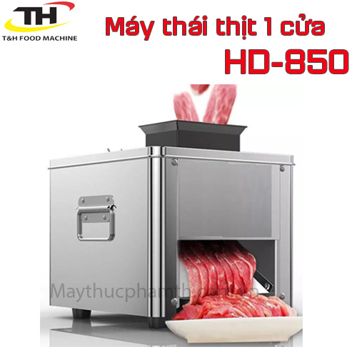 Máy Thái Thịt Sống HD-850 1 Cửa Dao