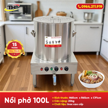 NỒI NẤU PHỞ ĐIỆN T&H 100 LÍT