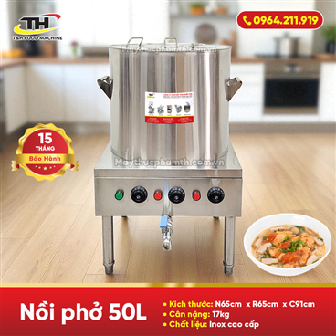 NỒI NẤU PHỞ ĐIỆN T&H 50 LÍT
